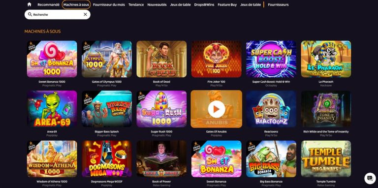 RedDice Casino machines à sous